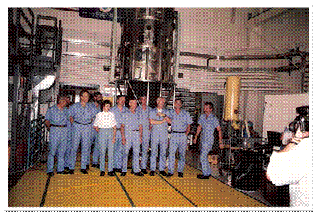 Figure 3:     Russian technicians at the New Mexico Engineering Research Institute,                    University of New Mexico in Albuquerque, July 1992.